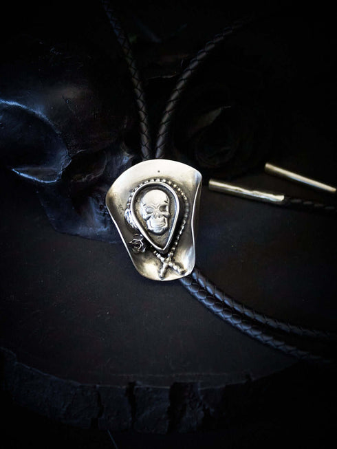 BoloTie Cowboy Skull Pendant